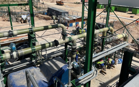 Fornitura tubazioni prefabbricate DN900  in PRFV per progetto SAFI Water Treatment Plant (MAROCCO)